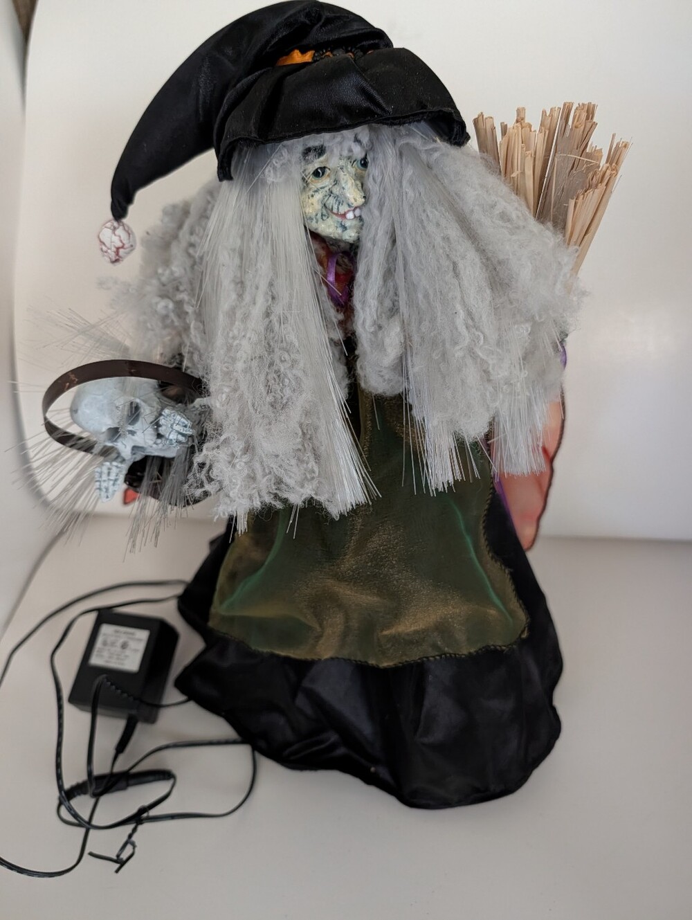 Vintage Electric Halloween Fiber Optic Witch